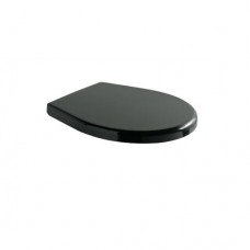 Midas Capac WC termoindurant negru